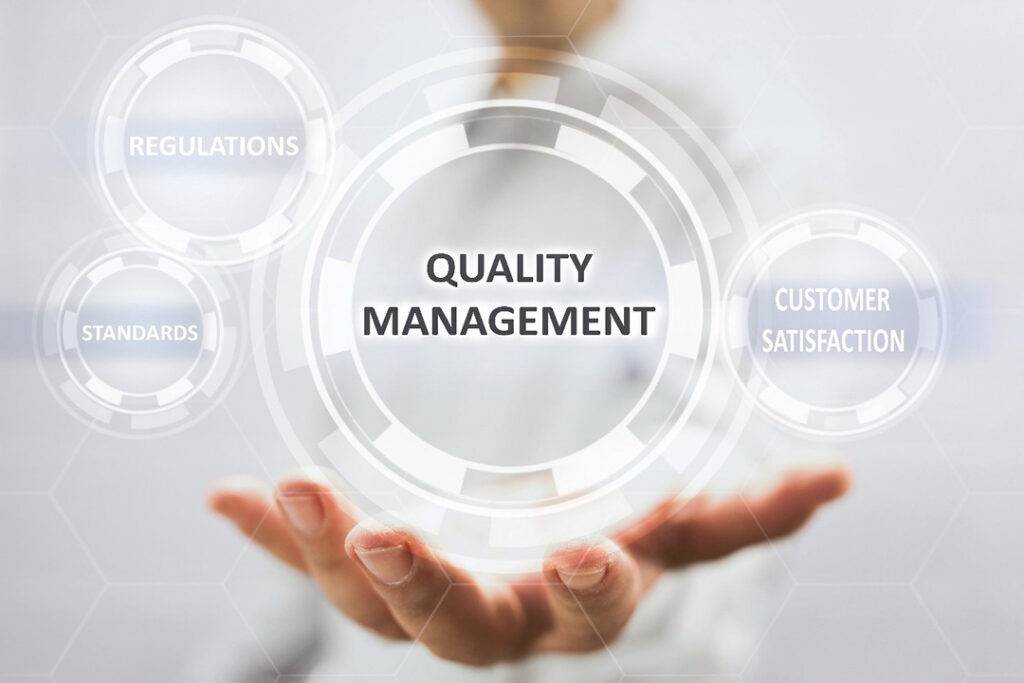 Quality Management System visual in palm of hands